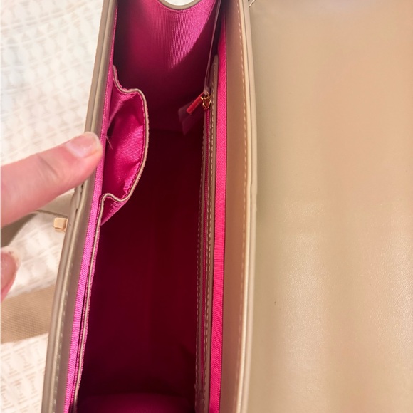 Trina Turk Leather Top Handle Satchel Handbag With Crossbody Strap NWT - Picture 7 of 11